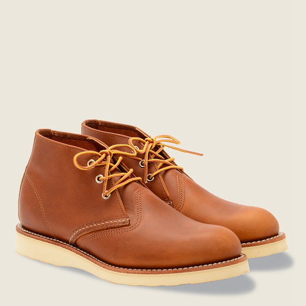 Red Wing Heritage Sko Work - Chukka-Iginal Læder - Brune - Herre 0789-JAODV